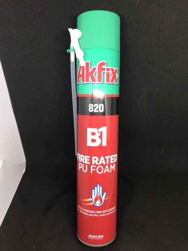 Keo foam bọt nở chống cháy cấp B1 Akfix 820 - dùng vòi