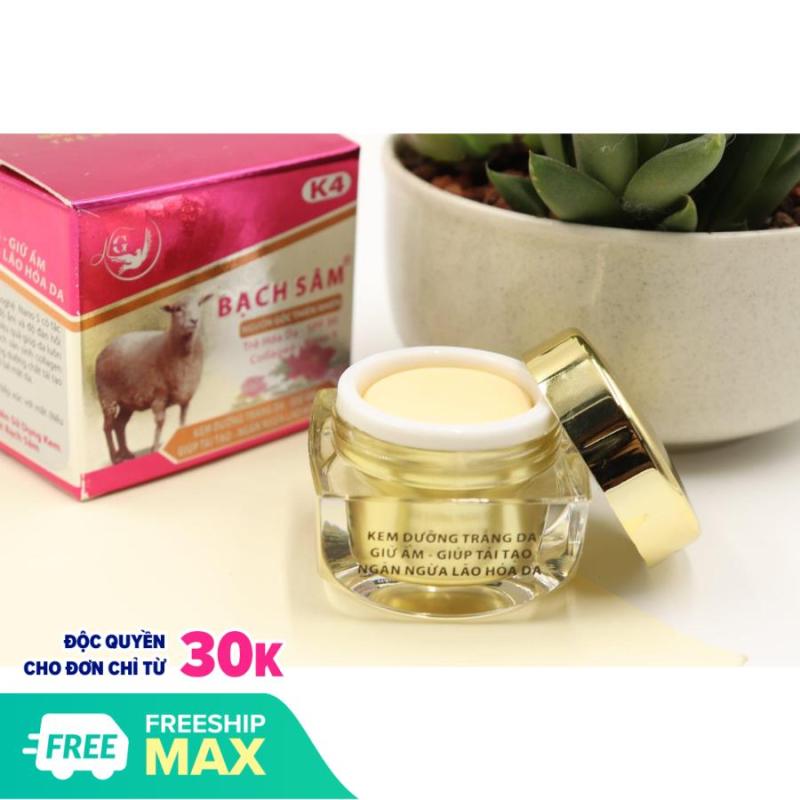 Kem dưỡng trắng da mặt, Giữ ẩm, Tái tạo, Ngăn ngừa lão hóa không ăn nắng Bạch Sâm K4 giá rẻ