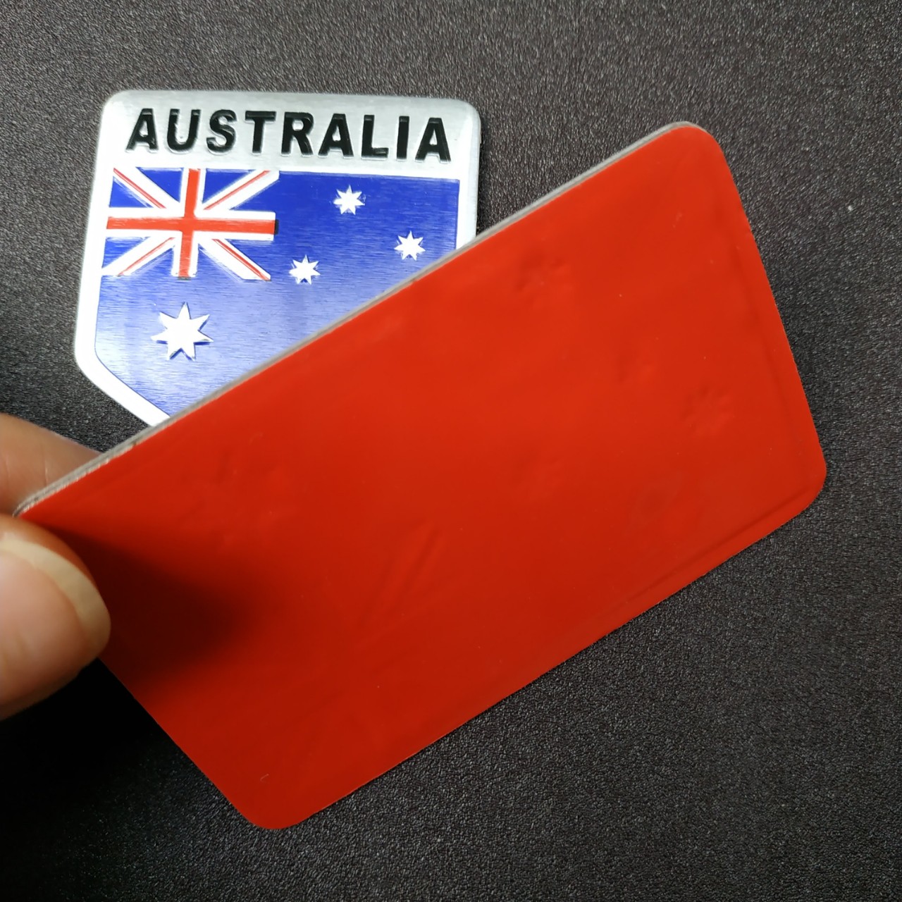 Tem nhôm dán xe hình cờ Australia