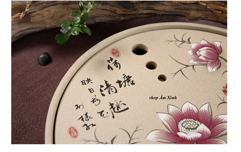 Bộ ấm chén pha trà Hoa Sen