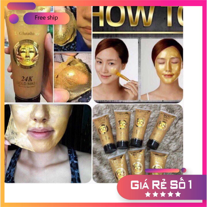 [HCM]Mặt nạ Vàng gold 24K xoá nếp nhăn trẻ hoá làn da HÀN QUỐC CHÍNH HÃNG [HÀNG CHUẨN]