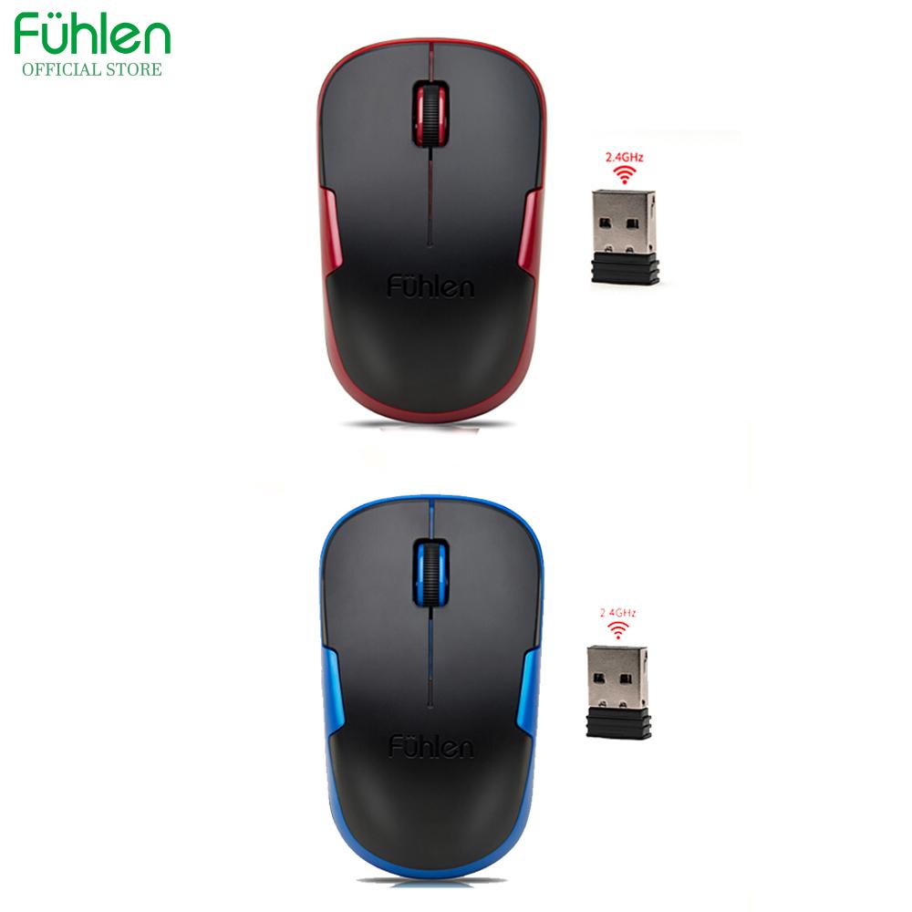 Chuột không dây Fuhlen A06 Đỏ