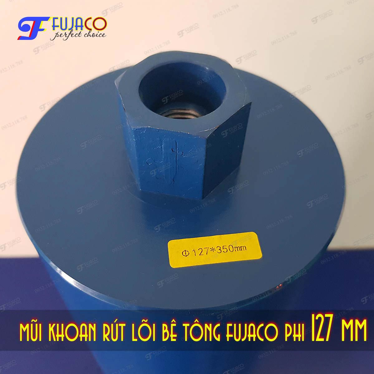 [HCM]Mũi khoan rút lõi bê tông phi 127 mm - FUJACO