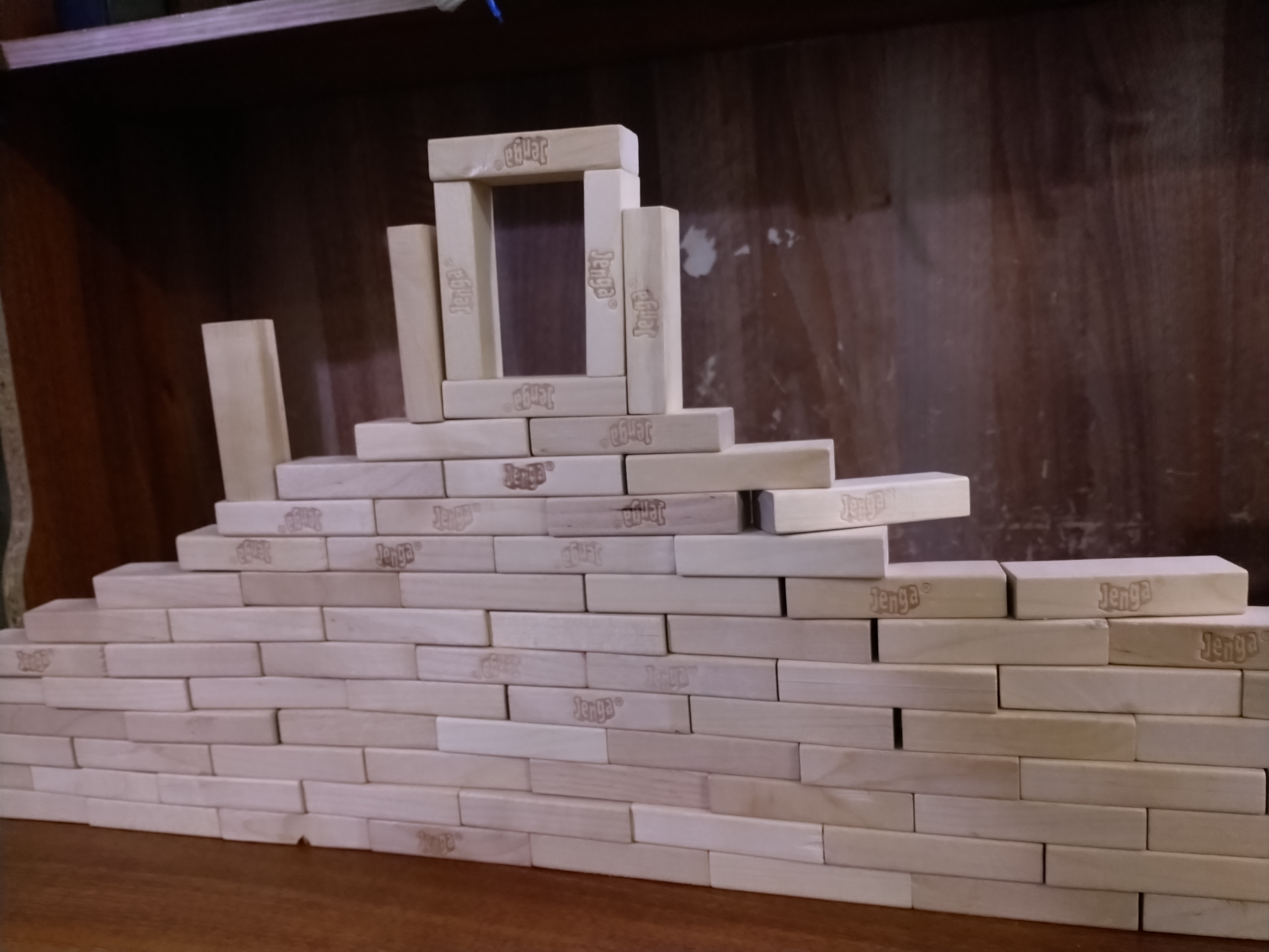 100 thanh gỗ xếp hình gỗ rút domino jenga