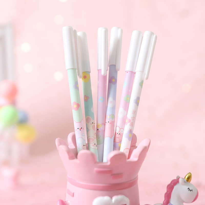Combo 5 bút bi nước nhiều mẫu cute