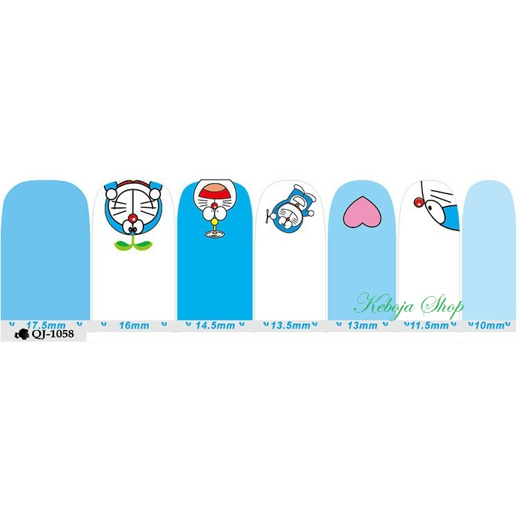 [HCM]Dán móng tay họa tiết hoạt hình dễ thương Doremon Doraemon
