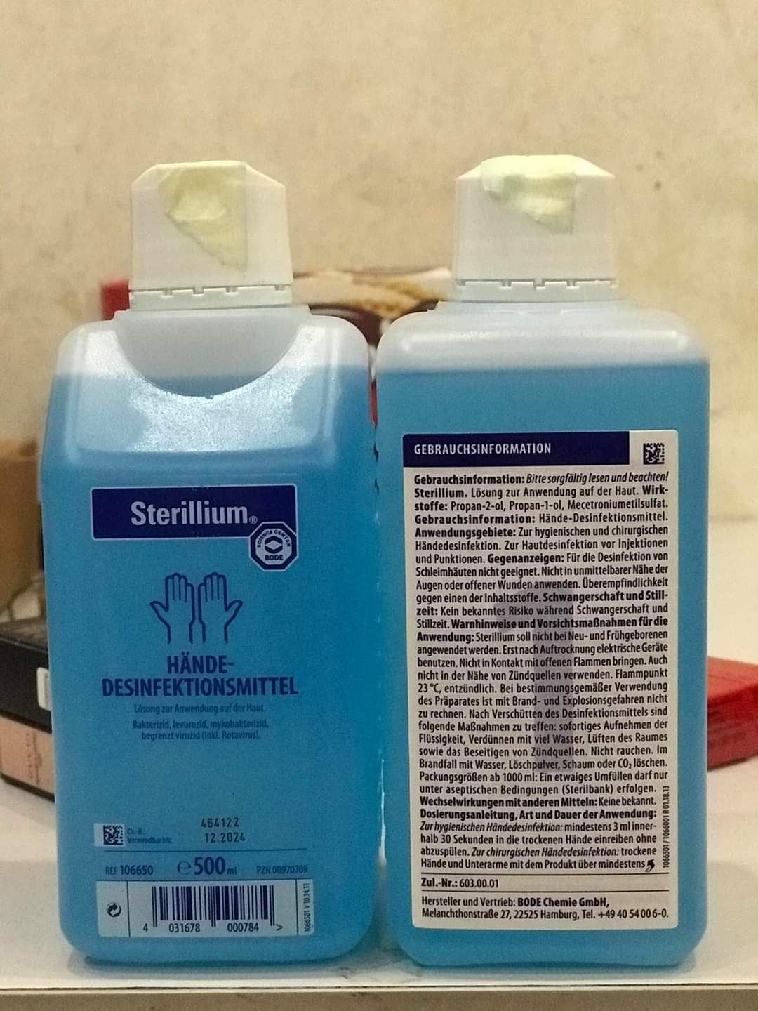 Dung dịch sát khuẩn Sterillium Đức