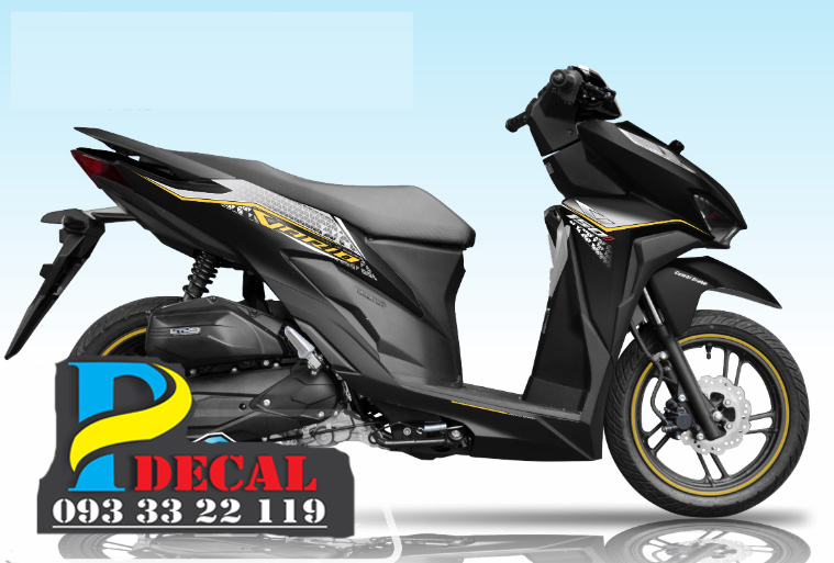 Tem Rời Vario 150 Dán Xe Đen Đời 2018 - Ms 30388