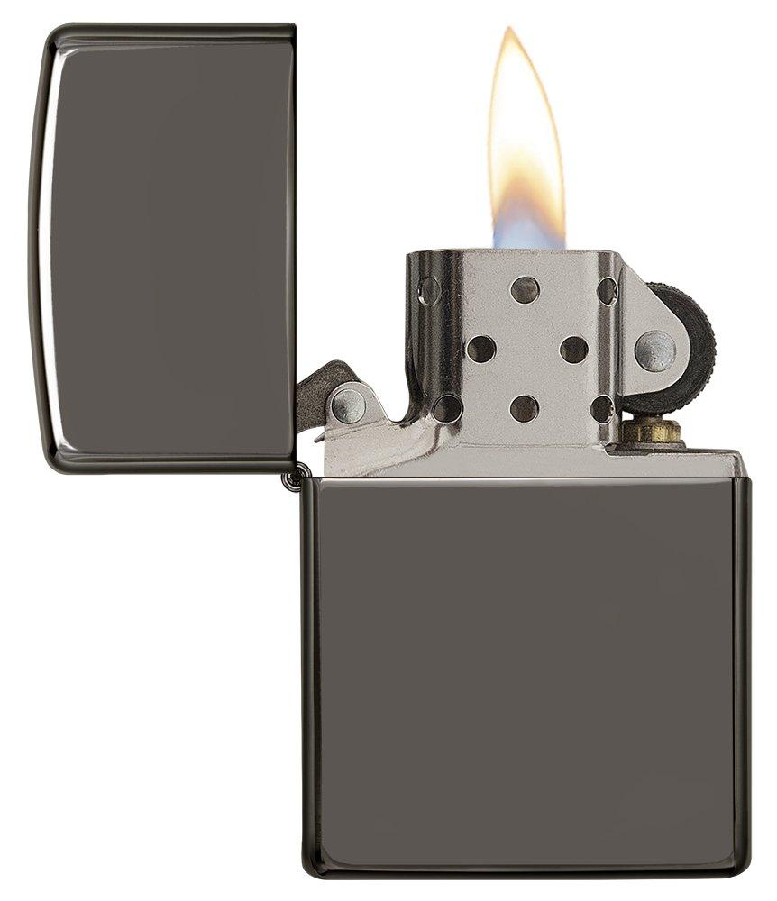 Zippo 150 - Bật Lửa Zippo Black Ice (Dark Chrome) 150