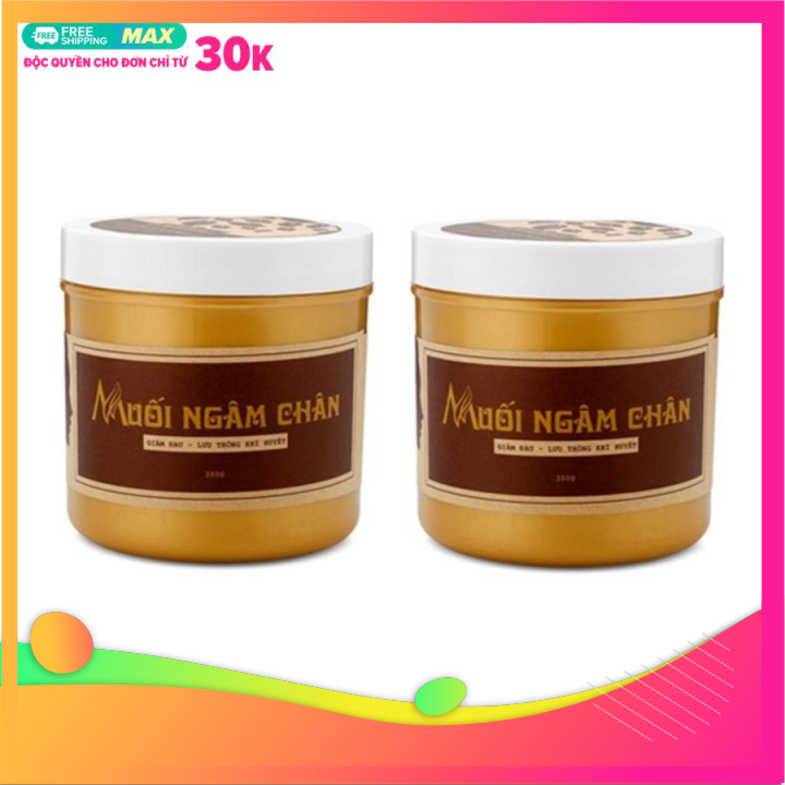 Combo 2 muối thảo mộc ngâm chân giảm đau nhức phù nề wonmom - chính hãng