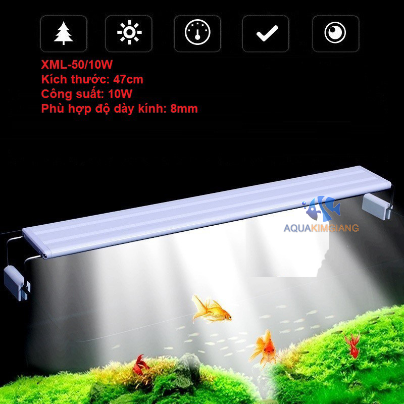 Đèn LED XML 50cm cho bể cá dài 50-60cm