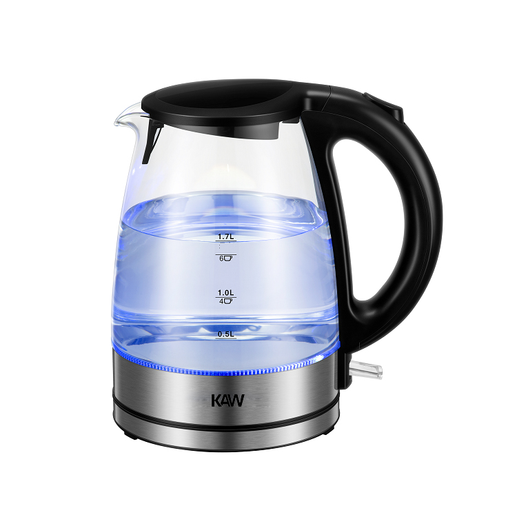 Ấm đun nước siêu tốc 1,8L thủy tinh KAW RK1818