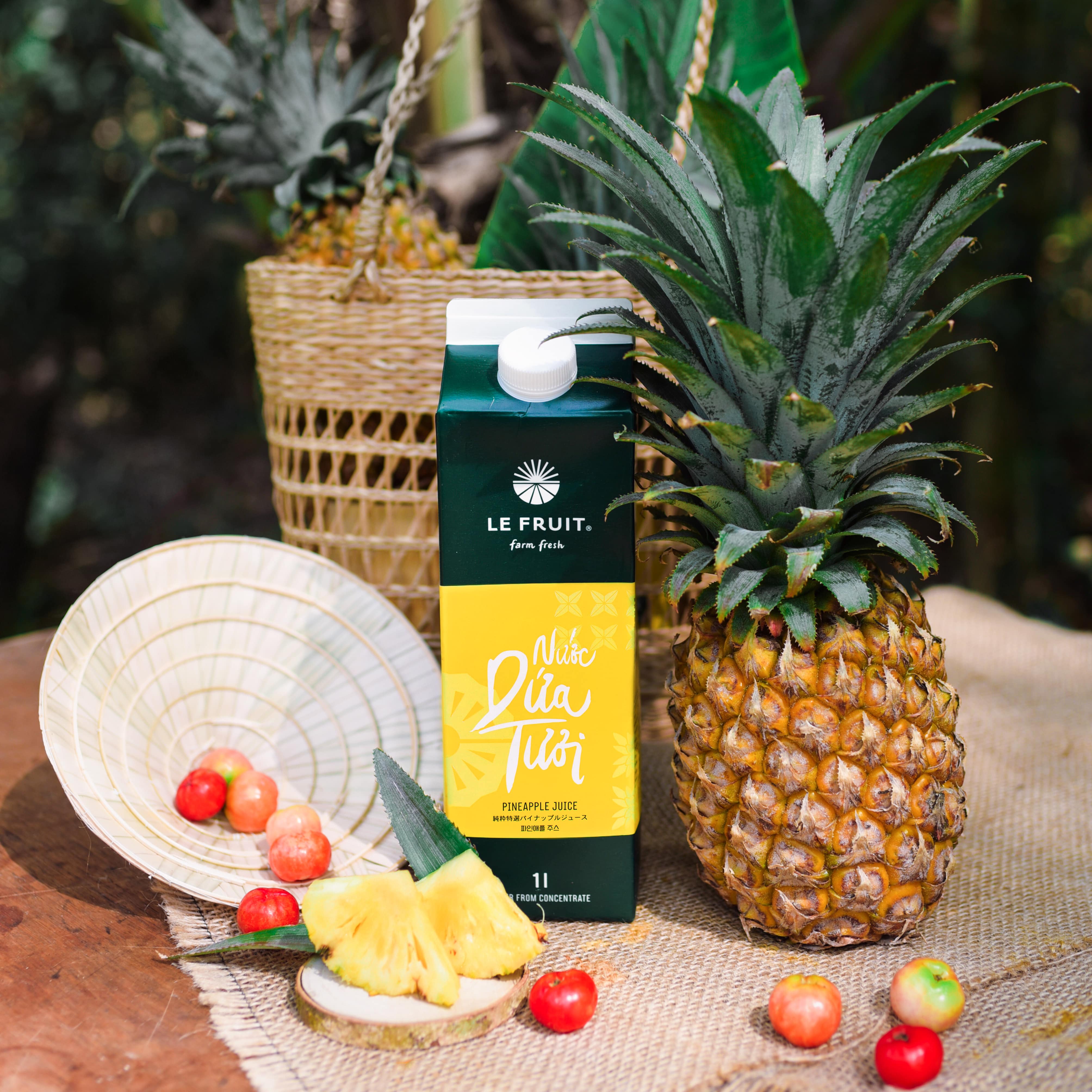 [HCM]Nước Ép Trái Cây Tươi Le Fruit – Dứa (Thơm) Tươi 1L