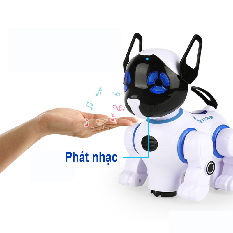 Chó robot phát nhạc, điều khiển từ xa. (Dog Robot)