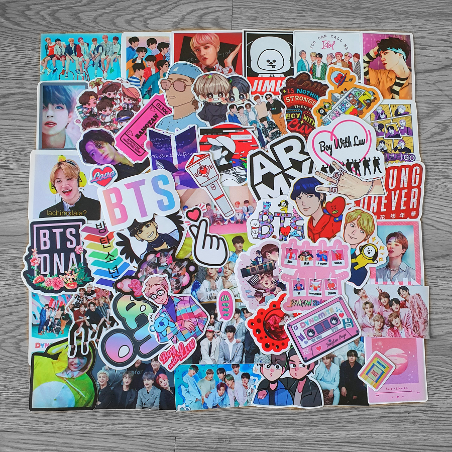 [HCM]Set hình dán BTS Kpop Không thấm nước siêu hot  - Owl Sticker
