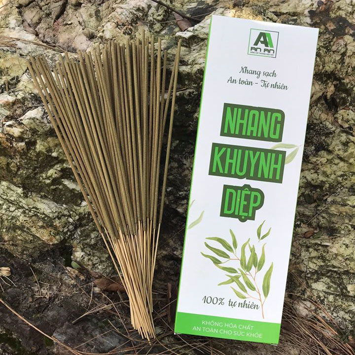 [COMBO 4 HỘP] Nhang Sạch, thảo mộc thiên nhiên, không hóa chất, hương Quế & Khuynh Diệp - Nhang AnAn