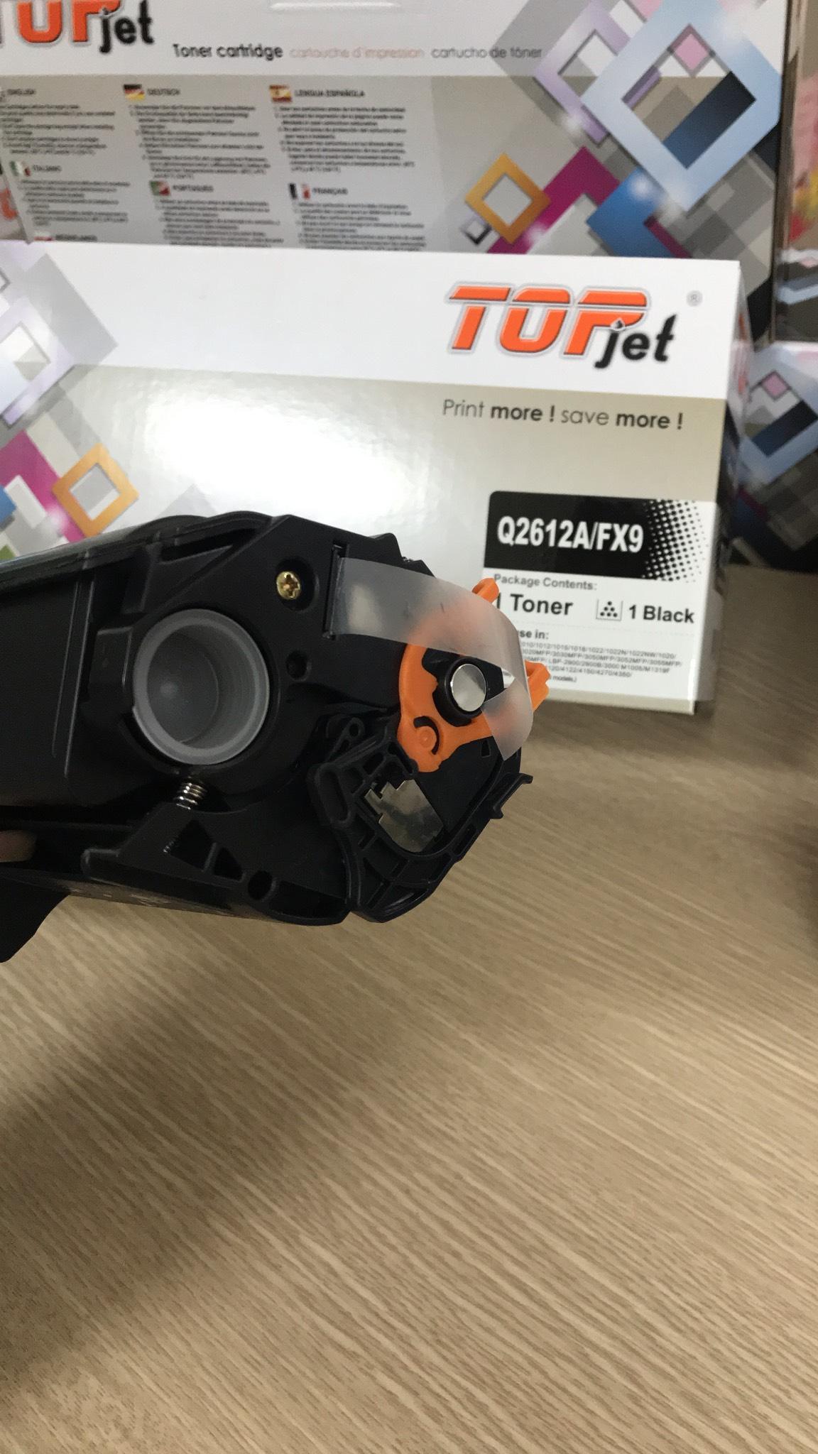 Hộp mực cho Hp 1010/1020/Mf1319/3050- Canon 2900/3000/Mf4350?L140/L160 có lỗ đỏ mực tiện dụng