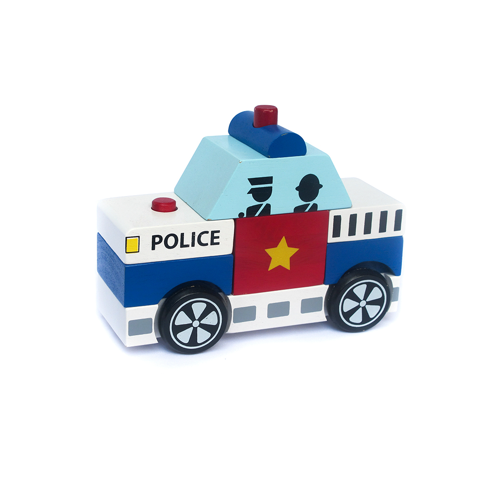 Lắp ráp xe cảnh.sát Winwintoys - 60292