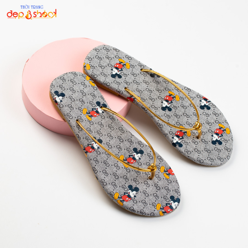 Dép xỏ ngón quai dây chắn chắn Cực HOT Dep&shock có size lớn 41 42 43 giá rẻ