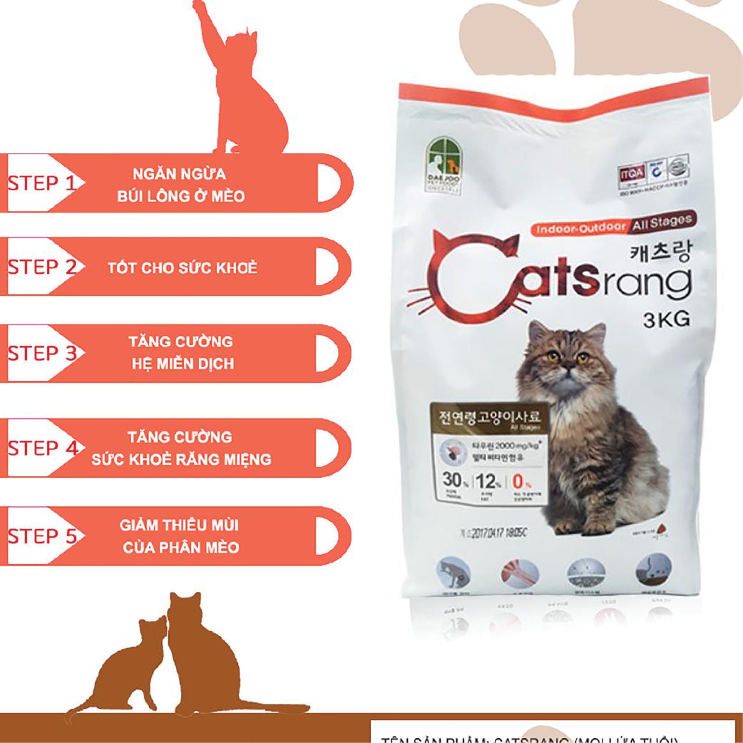 [400G] Catsrang - Thức ăn hạt khô cho mèo mọi lứa tuổi Catsrang