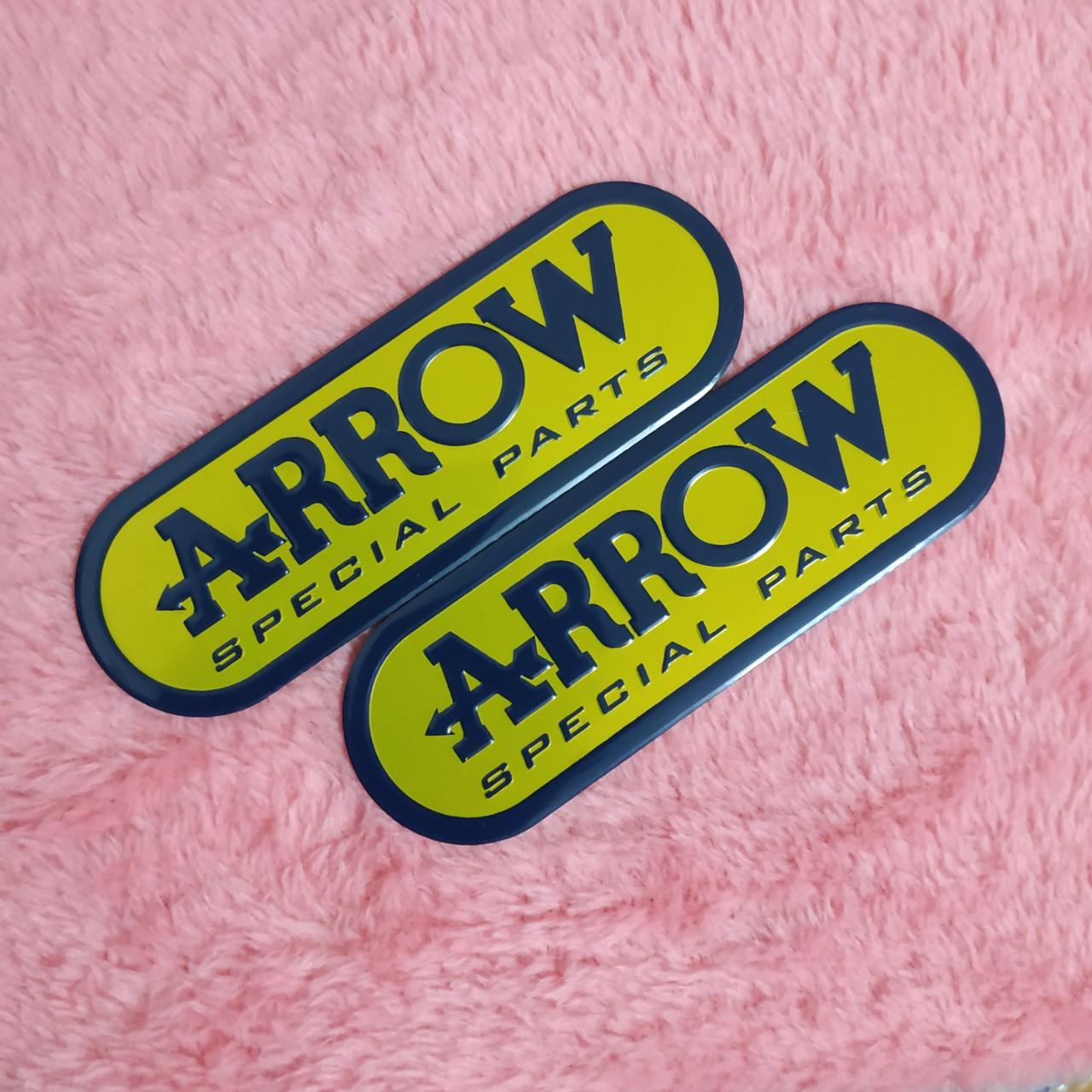 Tem nhôm dán Pô Arrow nhiều kích thước