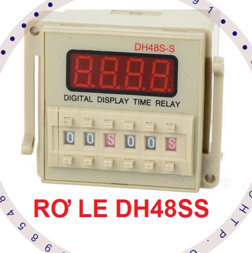 Timer Omron DH48SS , rơ le thời gian hẹn giờ tự động - CÓ ĐẾ