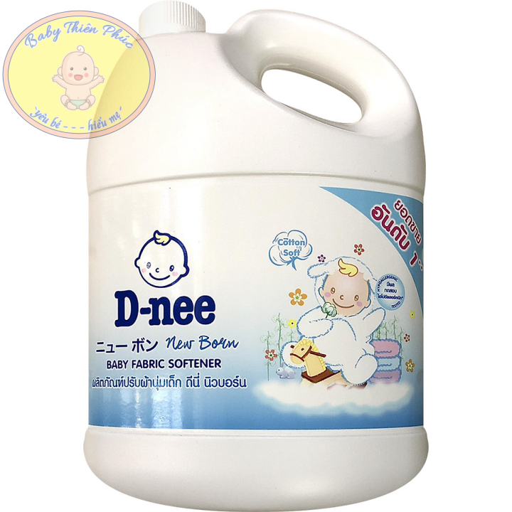 [HCM]Dung Dịch Xả Quần Áo Cho Bé D-nee - Chai 3000ml (Trắng)