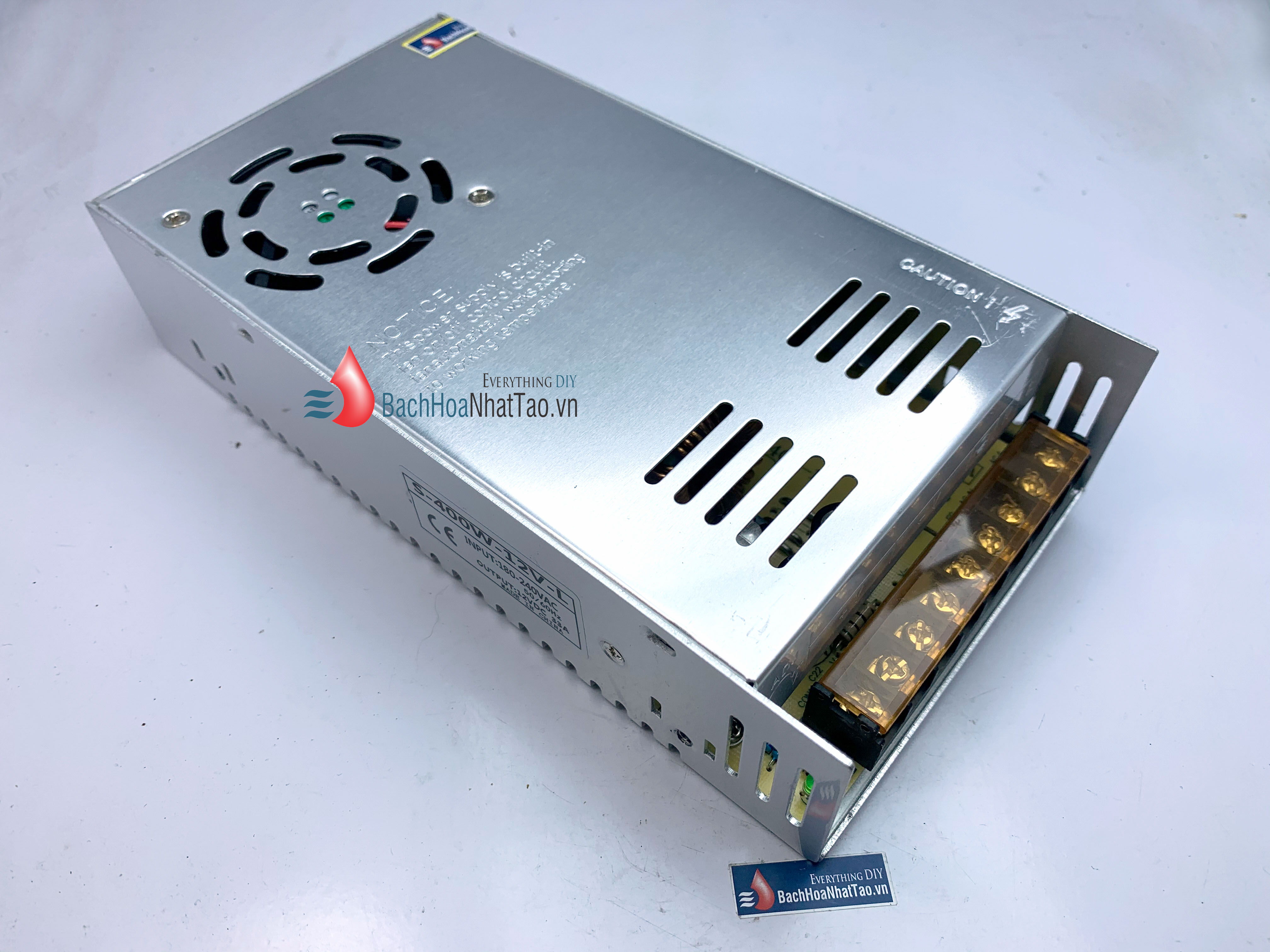 Nguồn tổ ong 12V 33A 400W(quạt) mới 100%