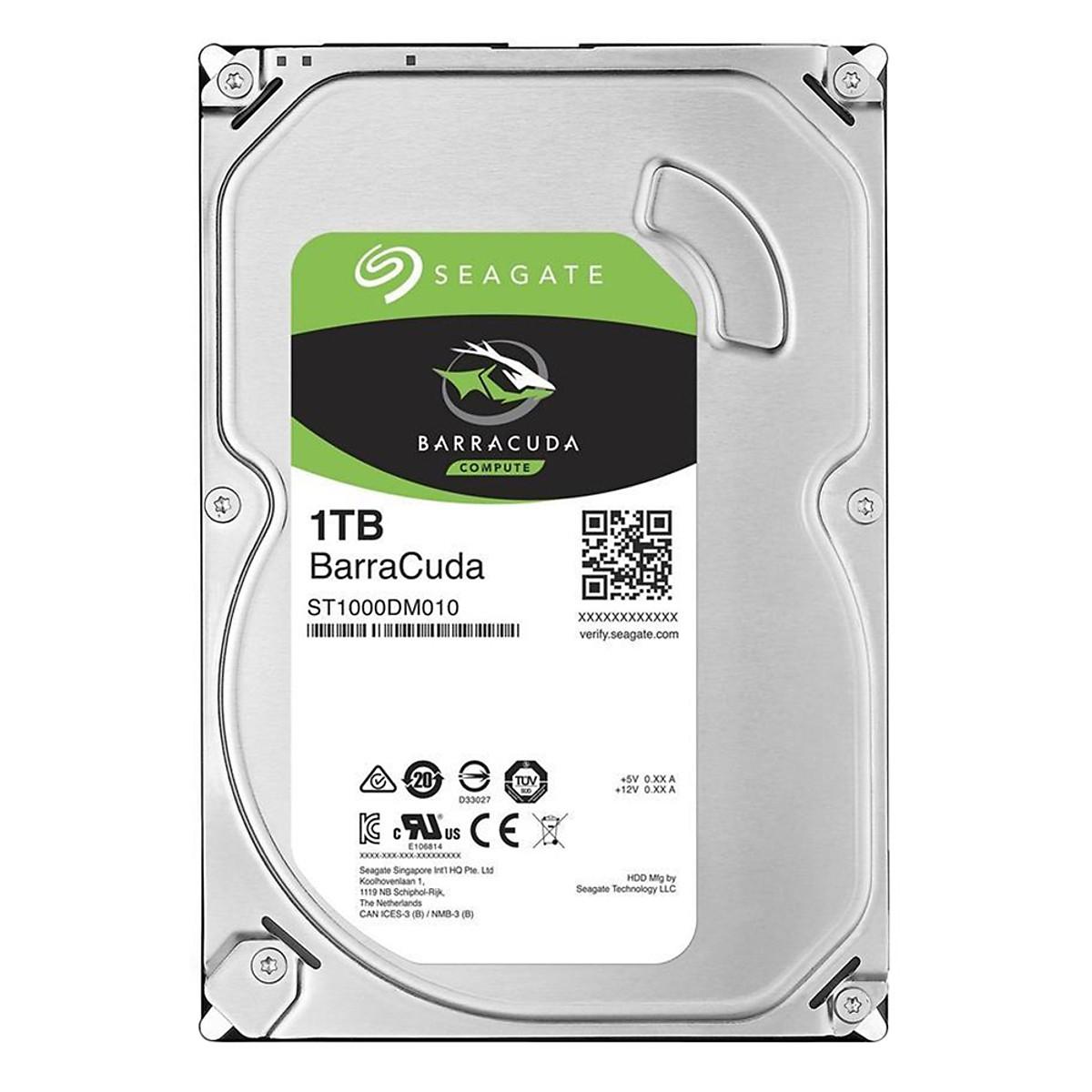 Ổ Cứng HDD Seagate BarraCuda 1TB/64MB/3.5