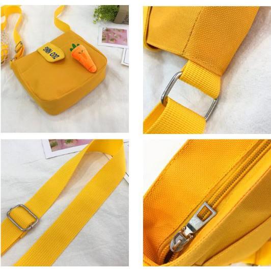 Túi vải Tote nữ Cà Rốt vàng TTN13
