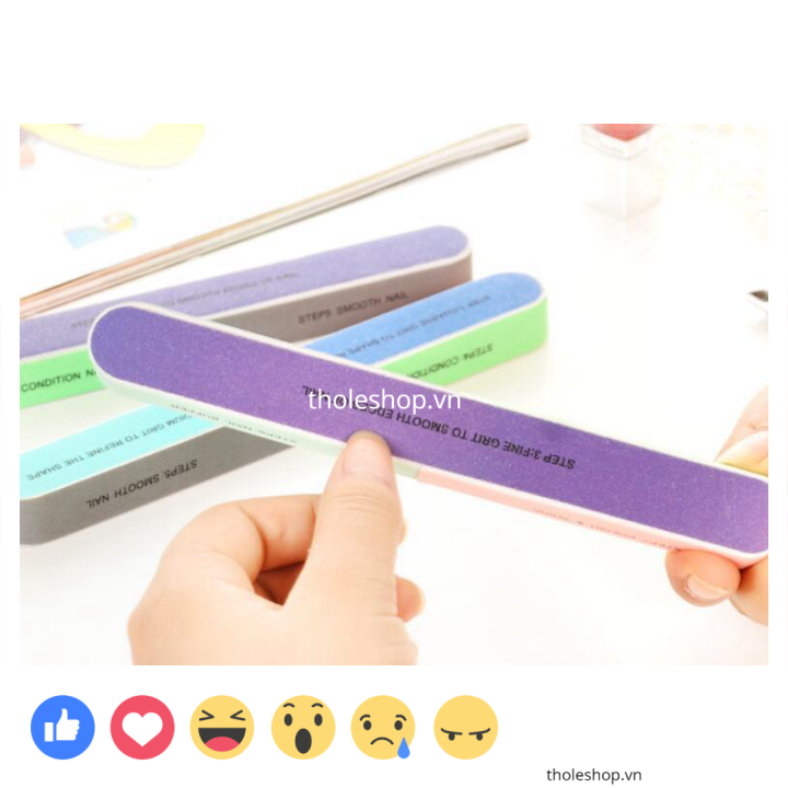 [HCM][SALE] Đồ giũa móng - Dụng cụ giũa móng tay 6 mặt - Dụng cụ chà nhám móng tay - Cây dũa móng tay -