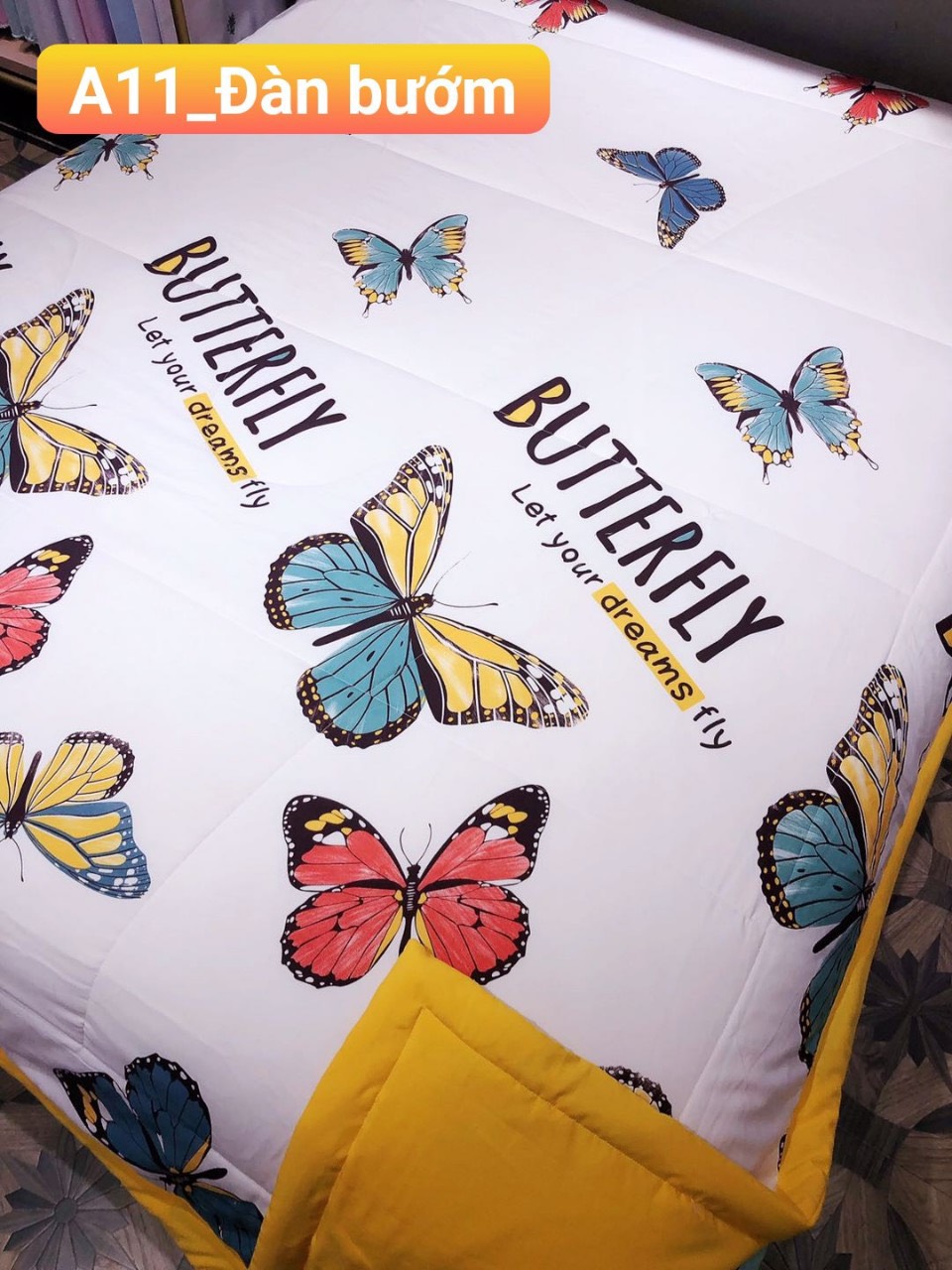 Chăn hè trần bông cotton đũi 2mx2m2[giao mẫu ngẫu nhiên]