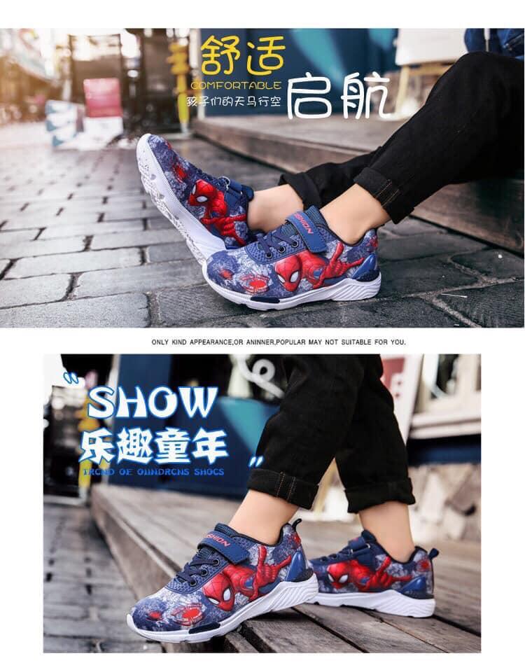 Giày Spiderman Bé Trai - HÀNG XUẤT DƯ XỊN