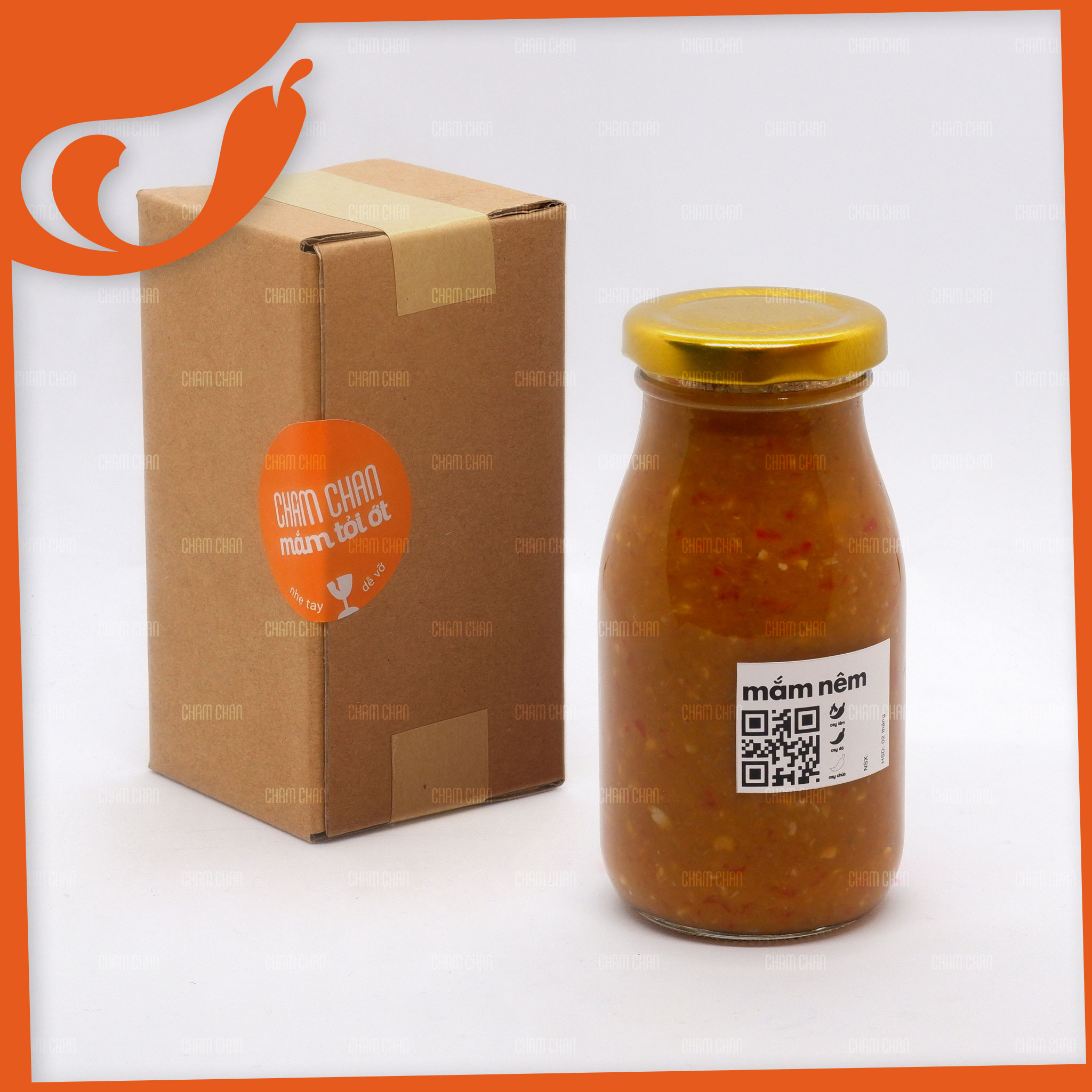 [HCM]Sốt Mắm Nêm Chấm Chan - Chai 200ml / Cay Đó