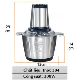 Máy xay thịt cối INOX công nghệ Nhật Bản