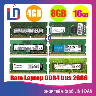 Ram Laptop 16GB 8GB 4GB DDR4 Bus 2666 (hãng ngẫu nhiên) Kingston samsung Hynix micron crucial ... LTR4 4GB LTR4 8GB LTR4 16GB TH - SSD