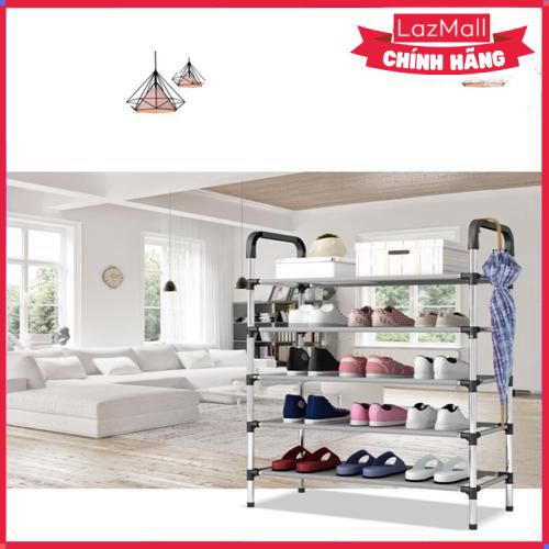 Kệ để giày inox 5 tầng vouller - hàng chính hãng