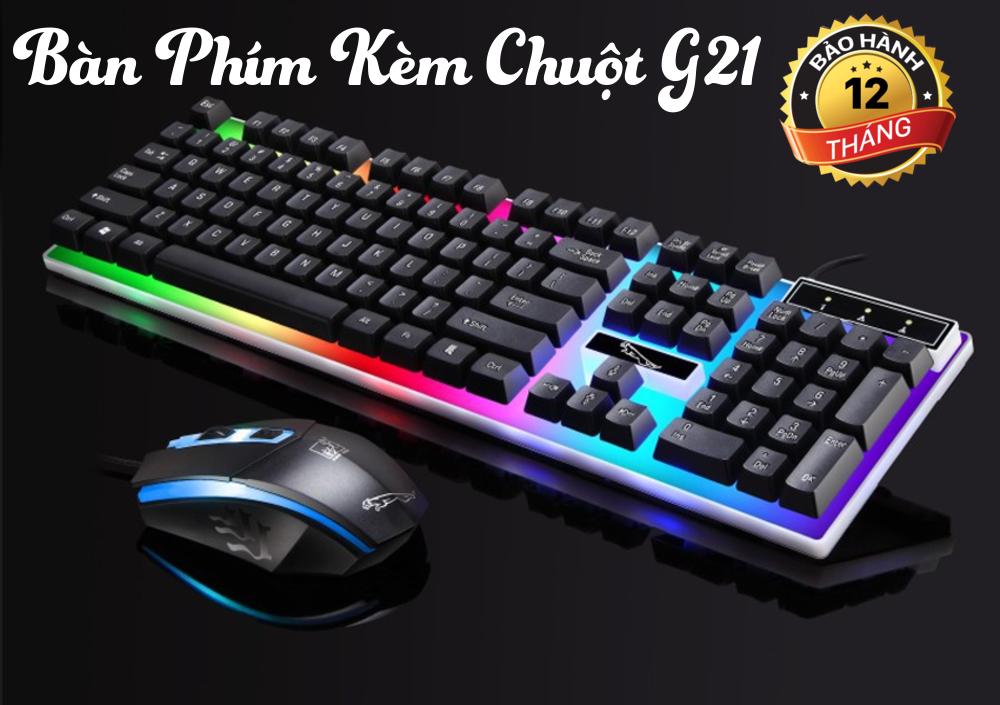 Ban Phim May Tinh Ban, Bàn Phím Máy Tính Laptop, Bàn Phím Máy Tính Kèm Chuột G21, Gồm 104 Phím Đầy Đủ Hỗ Trợ Chơi Game Cực Nhạy, Chất Liệu Nhựa Abs Cao Cấp - Giá Tốt, Nhiều Ưu Đãi Lớn. By Alyma Shopping Center