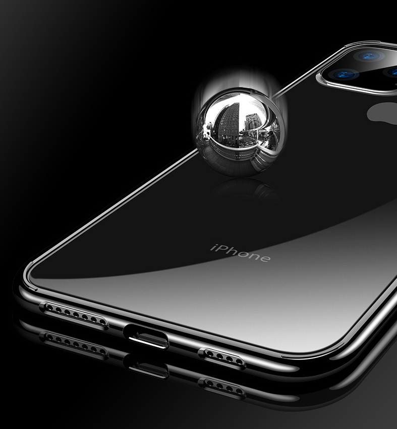 [HCM]Combo Ốp Lưng Kính Cafele trong suốt cho iPhone 11/ iphone 11pro/ iphone 11pro Max cao cấp