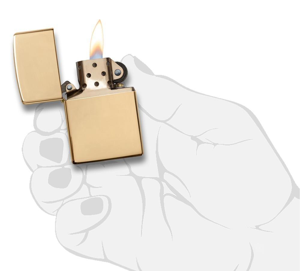 ZIPPO 254B - ZIPPO HIGH POLISHED BRASS