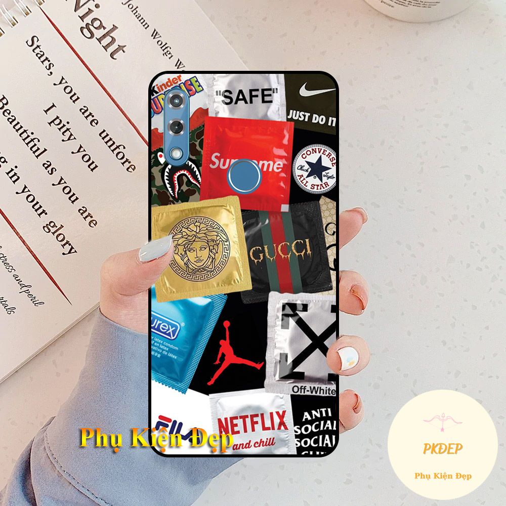 Ốp lưng Vsmart Star 4 - Ốp dẻo đen in hình Cô gái