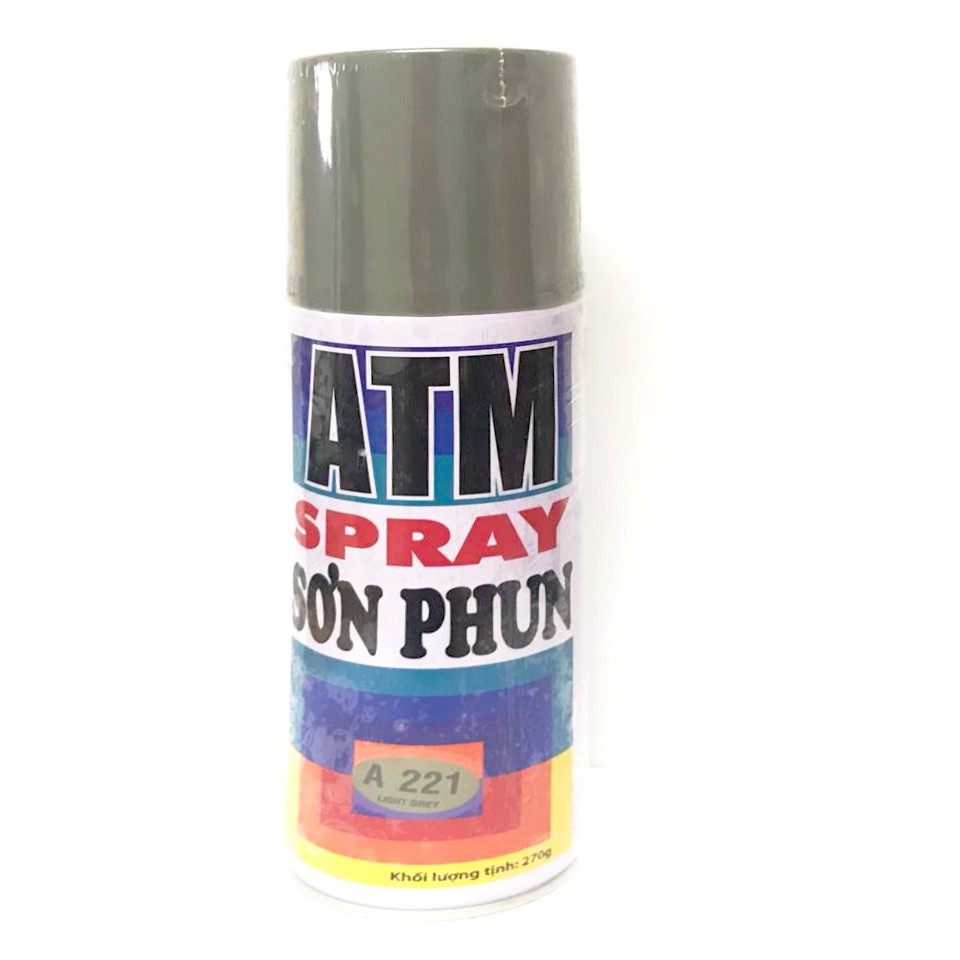 Sơn Xịt ATM Spray A221( Xám khói )