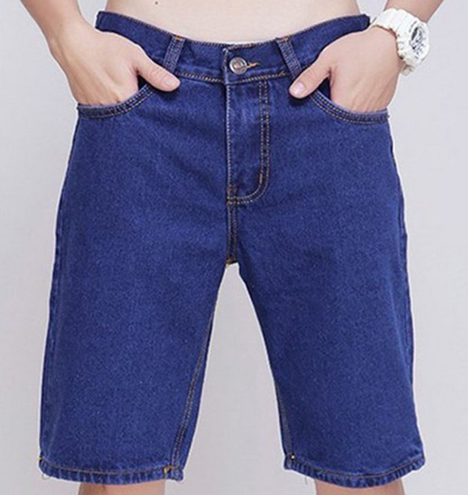 Quần short Jean Nam  vải jean cotton mềm mịn form chuẩn đẹp