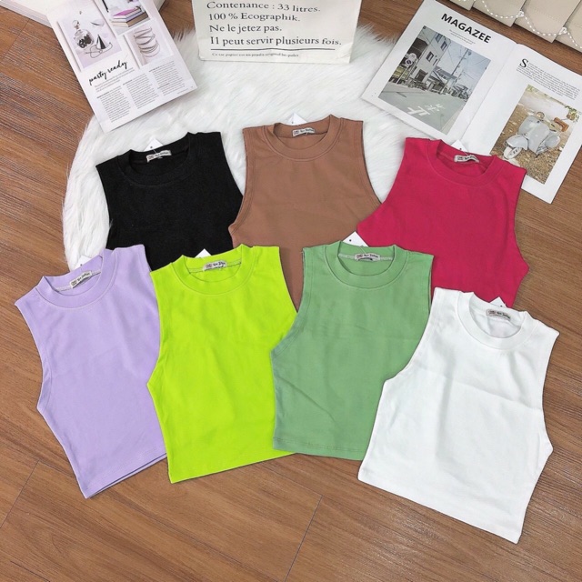 Áo croptop 3 lỗ body siêu đẹp chất thun Borip thái loại 1 (Kèm Video+ Ảnh thật)