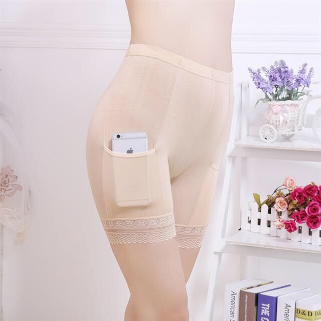 Quần đùi cotton mặc trong váy có túi