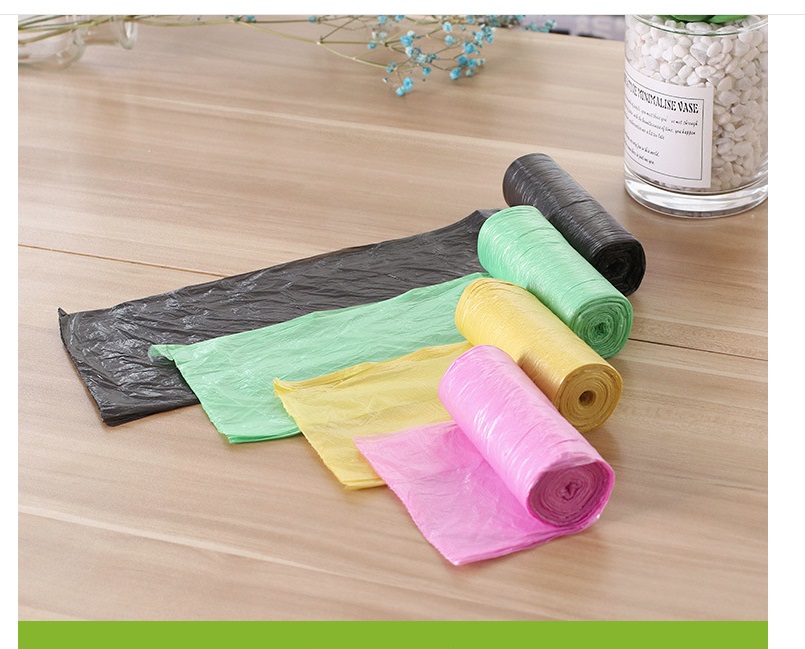 100 Túi đựng rác tự hủy nhiều màu
