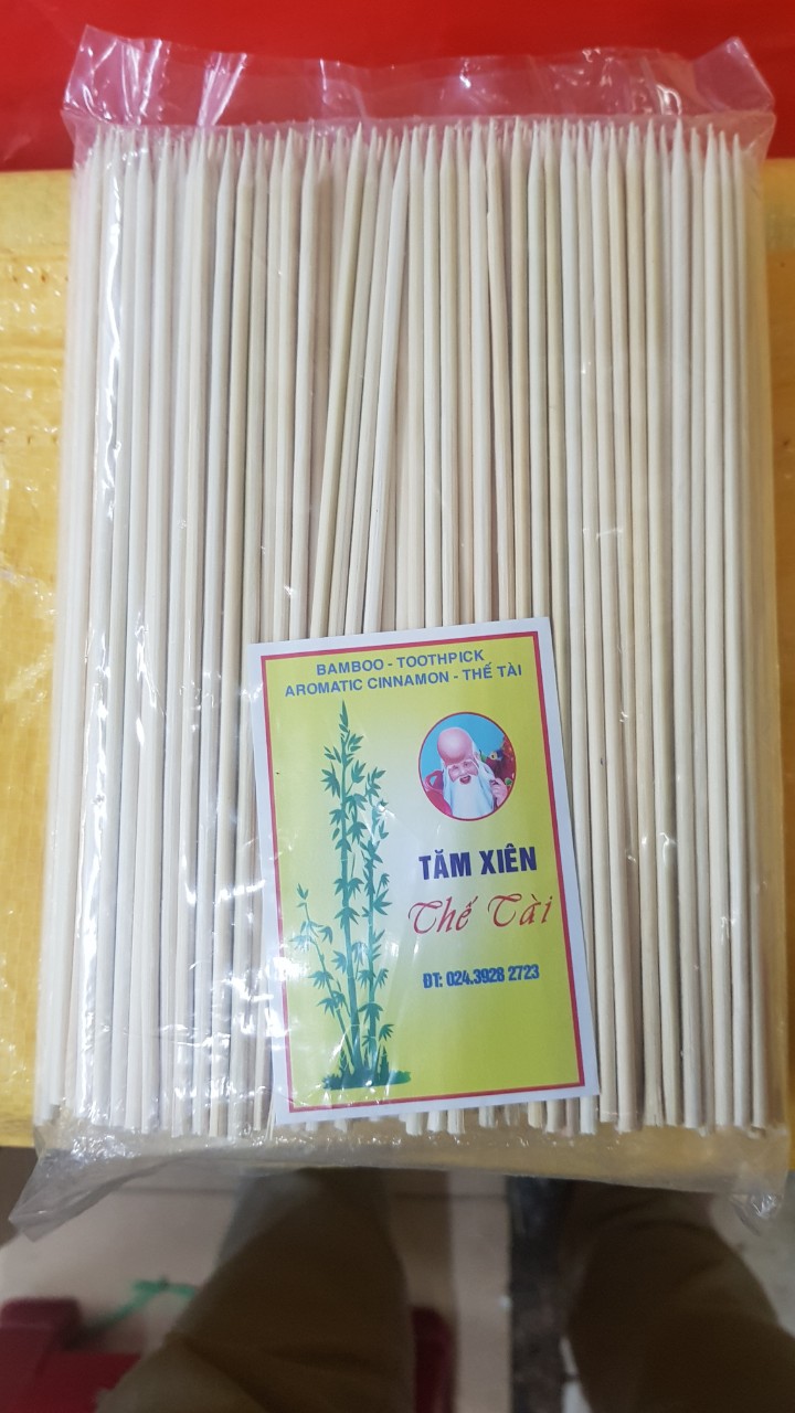 500gr/gói - Que xiên tre dài 17cm