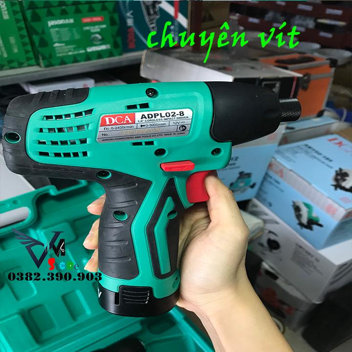 Bộ combo máy khoan và máy siết vít dùng pin DCA ADKIT01
