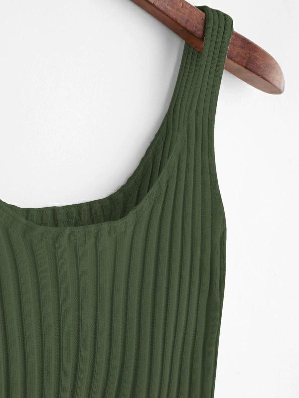 Áo thun ba lỗ body gân croptop