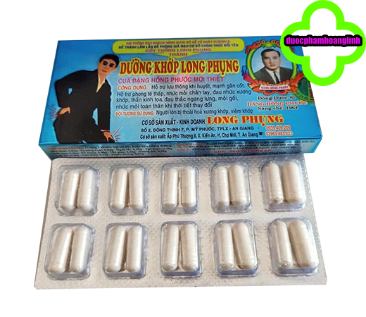 (combo) 10 hộp Dưỡng Khớp Long Phụng viên nang